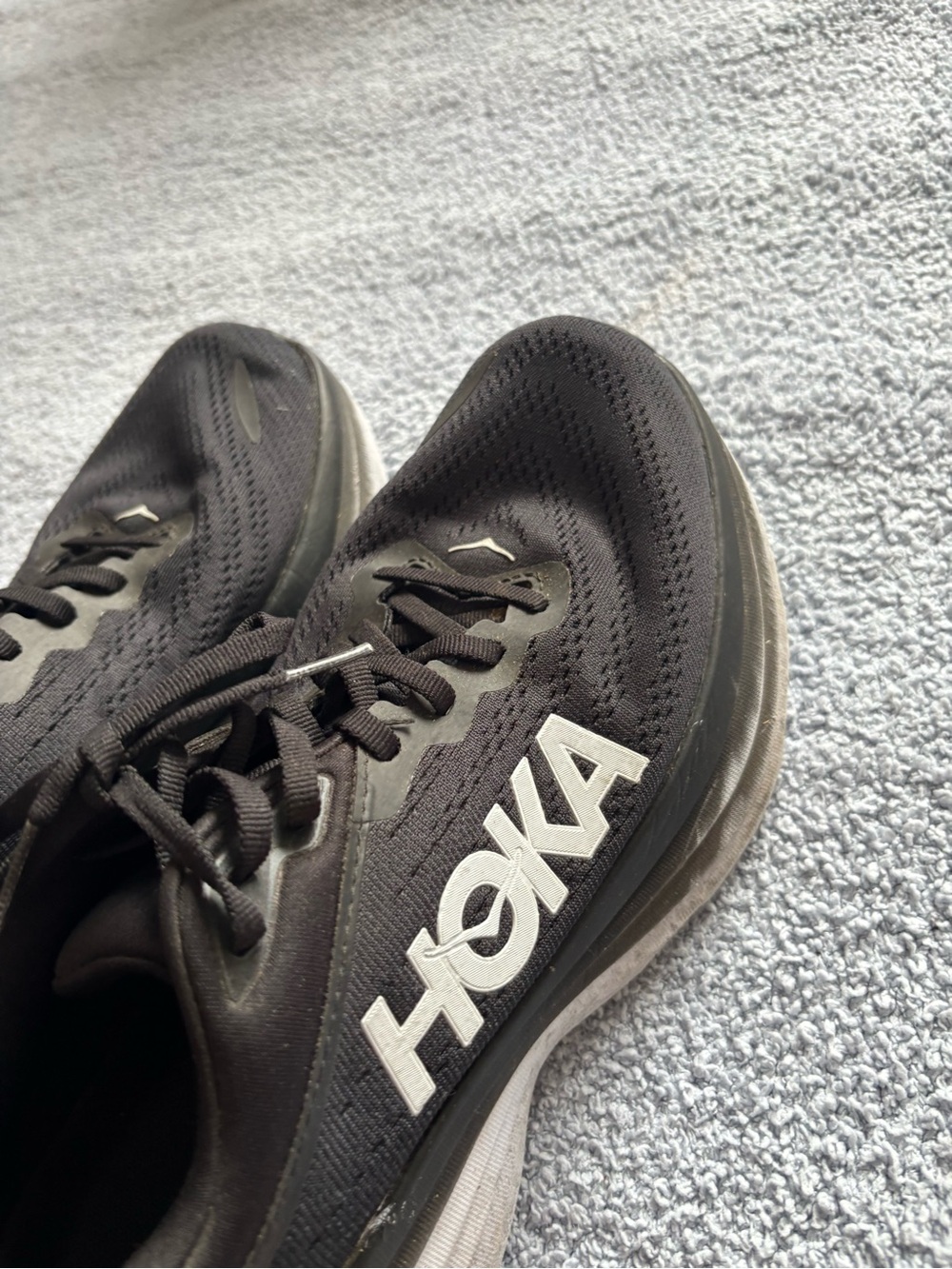 Hoka Women’s Bondi 8 Black Running Shoes - Picture 10 of 15